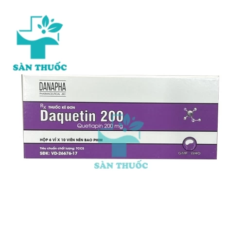 Daquetin 200 - Thuốc điều trị trầm cảm hiệu quả của Danapha