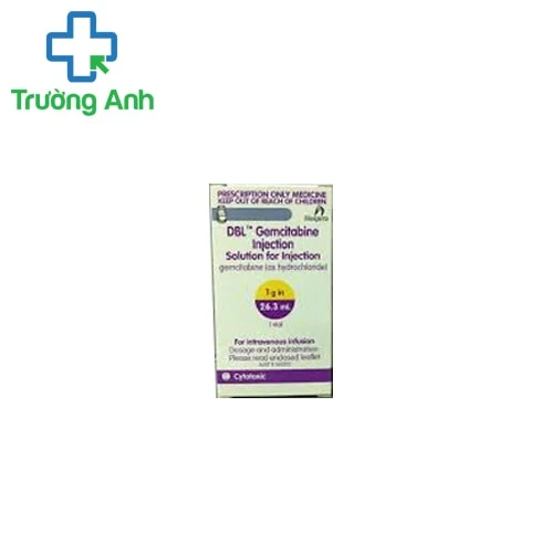 DBL Gemcitabine injection 1g/26,3ml - Thuốc trị ung thư của Ấn Độ