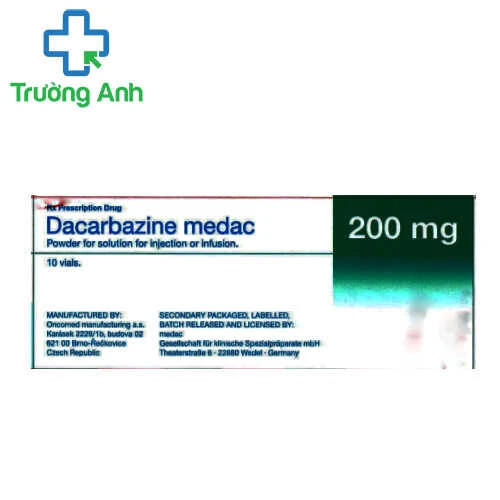 Dacarbazine Medac 200mg Oncomed - Thuốc trị ung thư hiệu quả