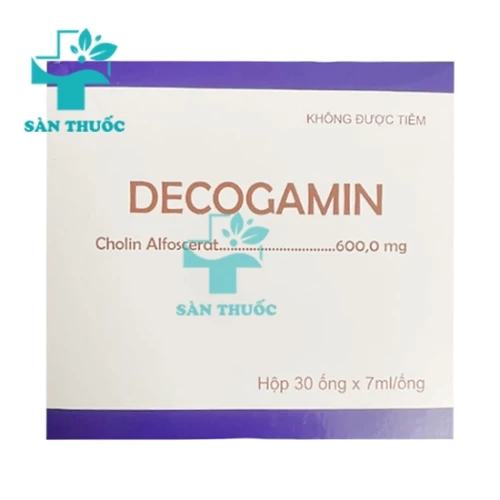 Decogamin 600mg Medisun - Điều trị sau chấn thương sọ não