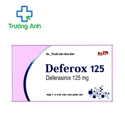 Deferox 125 Dopharma - Thuốc điều trị tình trạng quá tải sắt
