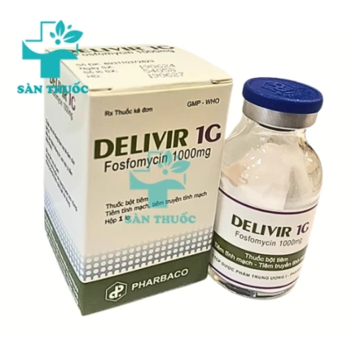 Delivir 1g Pharbaco - Thuốc điều trị nhiễm khuẩn nhanh chóng