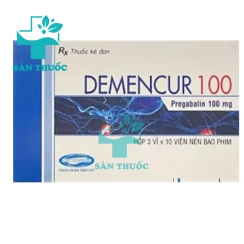 Demencur 100 Savipharm - Thuốc trị đau thần kinh, động kinh