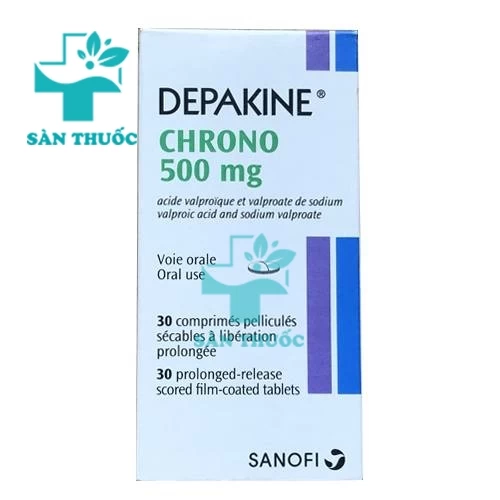 Depakine Chrono 500mg - Thuốc điều trị động kinh hiệu quả