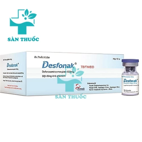 Desfonak 500mg - Thuốc điều trị ngộ độc sắt hiệu quả