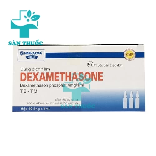 Dexamethasone 4mg/1ml HD Pharma - Thuốc điều trị các bệnh hô hấp