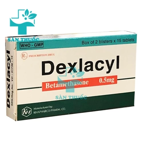 Dexlacyl 0,5mg - Thuốc chống viêm cực mạch 