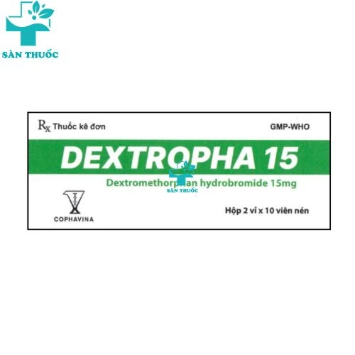 Dextropha 15 - Dextromethorphan hydrobromide 15mg Cophavina