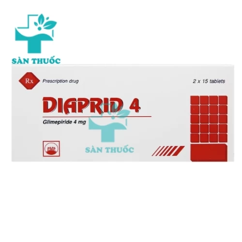 Diaprid 4mg - Thuốc điều trị đái tháo đường type 2 của Pymepharco