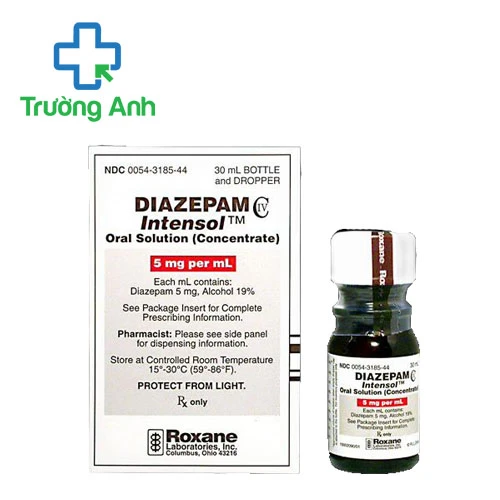 Diazepam Intensol - Thuốc điều trị rối loạn thần kinh của Mỹ