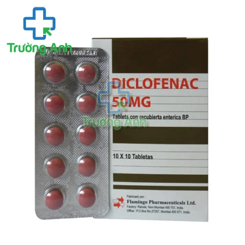 Diclofenac 50mg Flamingo - Thuốc điều trị viêm đau xương khớp của Ấn Độ