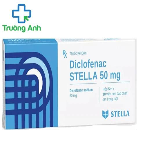 Diclofenac Stella 50mg - Thuốc kháng viêm, giảm đau hiệu quả