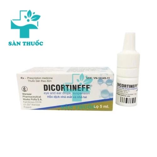 Dicortineff - Thuốc nhỏ mắt hiệu quả của Ba Lan