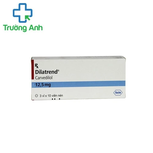 Dilatrend 12,5mg - Thuốc điều trị các bệnh về tim mạch hiệu quả