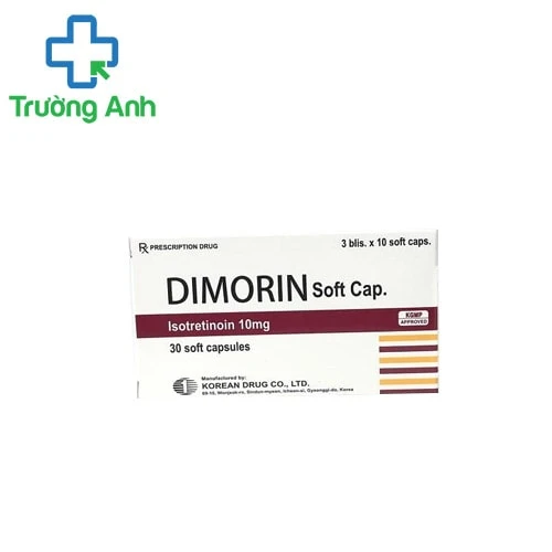 Dimorin 10mg - Thuốc điều trị mụn trứng cá hiệu quả của Hàn Quốc