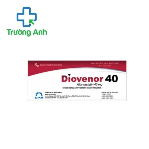 Diovenor 40 SPM - Điều trị tăng cholesterol máu