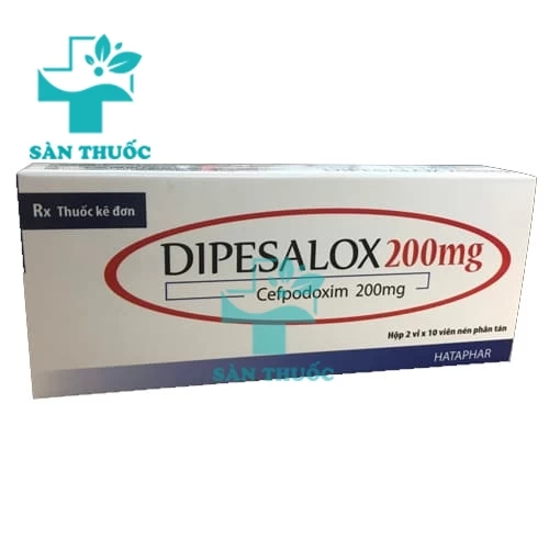 Dipesalox 200mg Hataphar - Thuốc kháng sinh trị nhiễm khuẩn