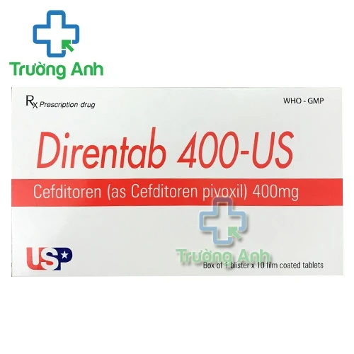 Direntab 400 US - Thuốc trị nhiễm khuẩn đường hô hấp hiệu quả