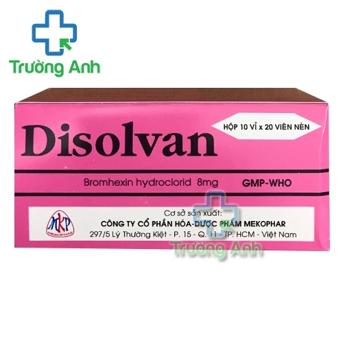 Disolvan 8mg - Thuốc giúp điều trị các bệnh lý đường hô hấp hiệu quả