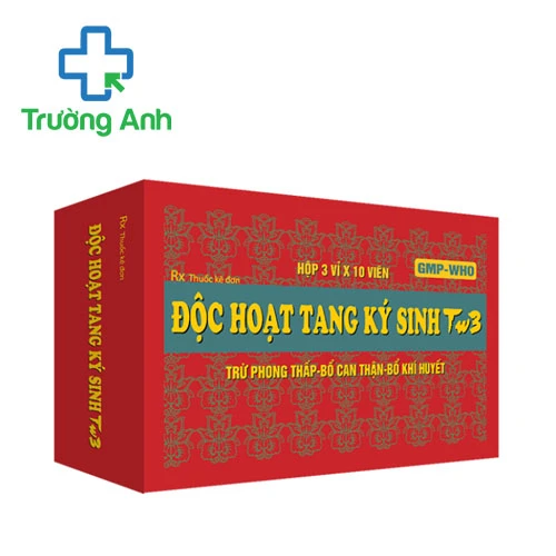 Độc hoạt tang ký sinh TW3 (viên nang) - Thuốc trị đau xương khớp