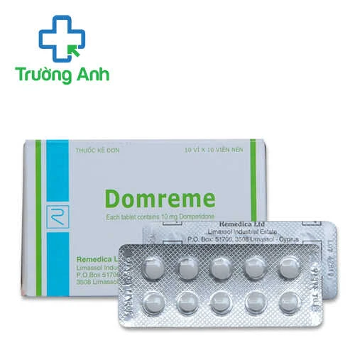 Domreme 10mg Remedica - Thuốc trị nôn và buồn nôn hiệu quả