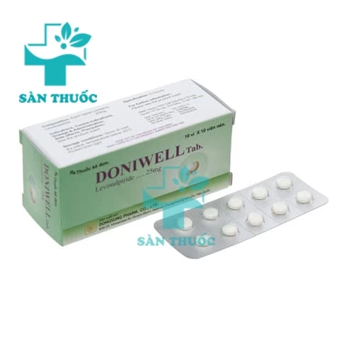 Doniwell Tab 25mg Dongsung - Thuốc trị bệnh tâm thần phân liệt