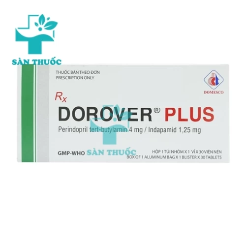 Dorover plus - Thuốc điều trị tăng huyết áp hiệu quả của Domesco