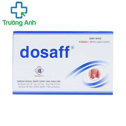 Dosaff - Thuốc điều trị cơn trĩ cấp hiệu quả của Domesco