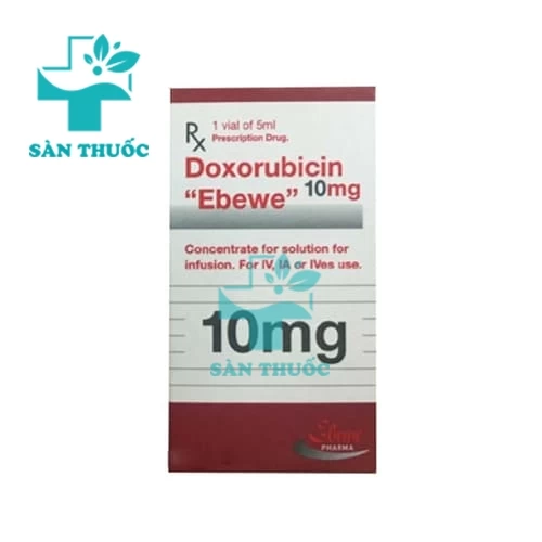 Doxorubicin Ebewe 10mg/5ml - Thuốc điều trị ung thư hiệu quả