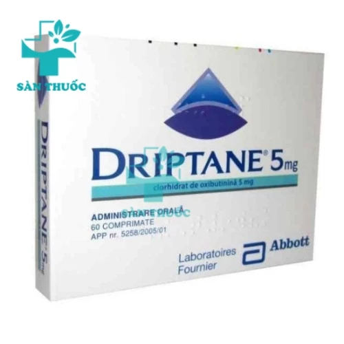 Driptane 5mg - Điều trị tiểu tiện mất kiểm soát của Mylan