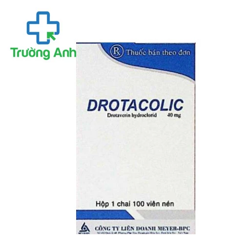 Drotacolic (lọ 100 viên) - Thuốc điều trị hội chứng co thắt dạ dày