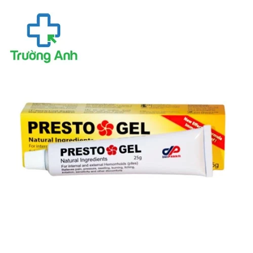 Presto Gel 25g Dan Pharm - Hỗ trợ điều trị bệnh trĩ của Israsel