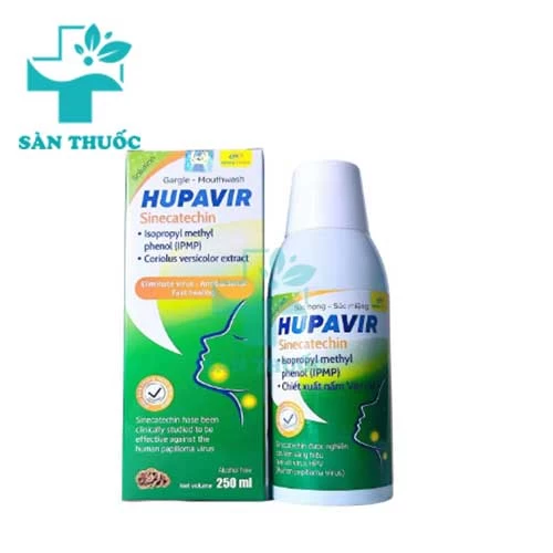 Dung dịch súc miệng Hupavir Monapharm - Làm sạch khoang miệng