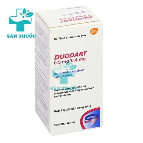 Duodart 0,5mg/0,4mg Catalent - Thuốc trị phì đại tuyến tiền liệt