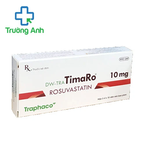 DW-TRA Timaro 10mg Traphaco - Thuốc điều trị tăng Cholesterol