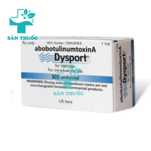 Dysport 300Units/Vial Ipsen - Thuốc hỗ trợ điều trị vật lý trị liệu