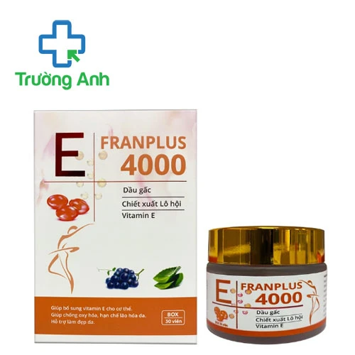 E Franplus 4000 - Viên uống bổ sung vitamin E hiệu quả