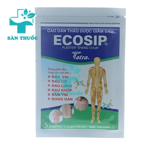 Ecosip Thảo dược - Miếng dán giảm đau hiệu quả