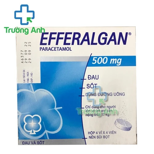 Efferalgan 500 - Thuốc giúp giảm đau, hạ sốt hiệu quả