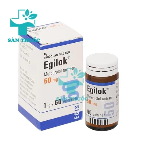 Egilok 50mg - Thuốc điều trị các bệnh tim mạch hiệu quả của Hungary