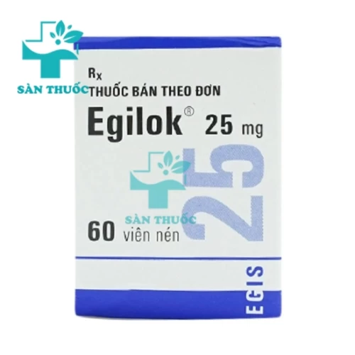 Egilok 25 - Thuốc điều trị tăng huyết áp hiệu quả của Hungary