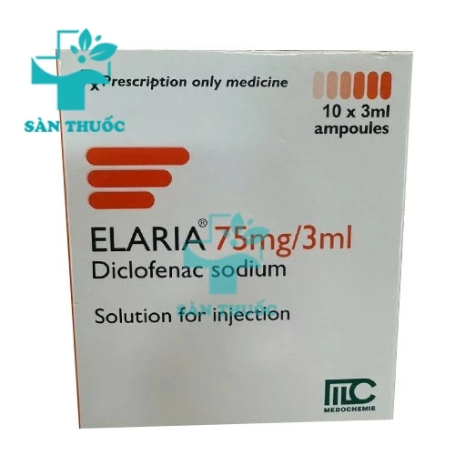 Elaria 75mg/3ml Medochemie - Thuốc giảm đau kháng viêm xương khớp