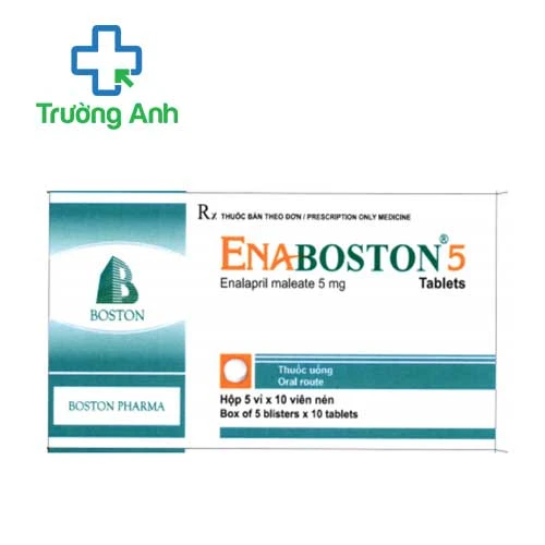 Enaboston 5 plus Boston - Thuốc điều trị tăng huyết áp