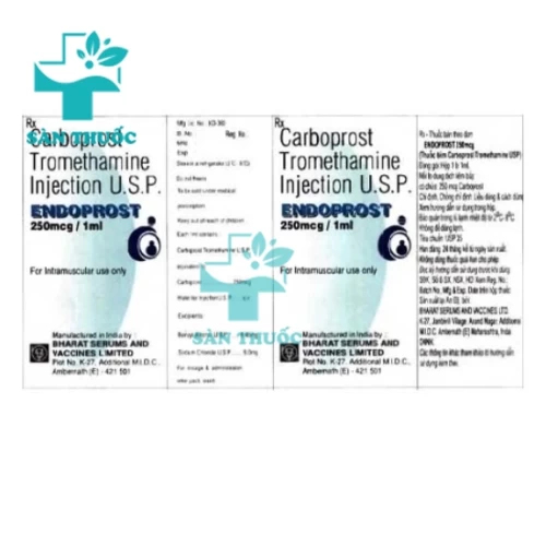 Endoprost-250 mcg Bharat - Thuốc trị băng huyết sau sinh hiệu quả