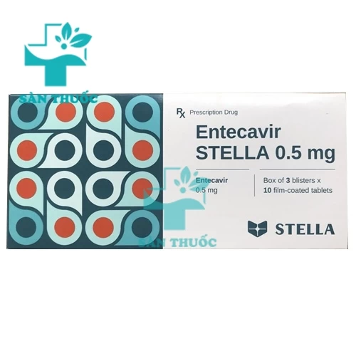 Entecavir Stella 0.5mg - Thuốc trị viêm gan B của Stella Pharm