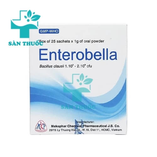 Enterobella Mekophar - Điều trị và phòng ngừa rối loạn vi sinh đường ruột