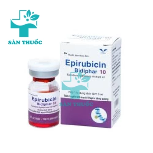 Epirubicin Bidiphar 10 - Điều trị ung thư vú, ung thư bàng quang