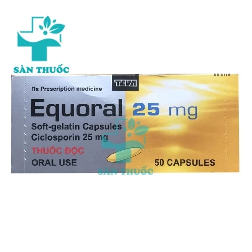 Equoral 25mg - Thuốc ngăn thải ghép nội tạng hiệu quả