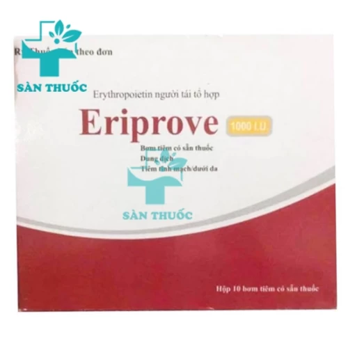 Eriprove 1000IU - Thuốc điều trị thiếu máu hiệu quả