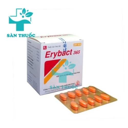 Erybact 365 Mekophar (viên) - Thuốc kháng sinh trị nhiễm khuẩn